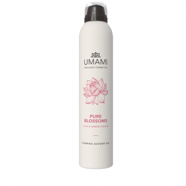 Foaming Shower Gel 200ml - UMAMI Pure Blossoms