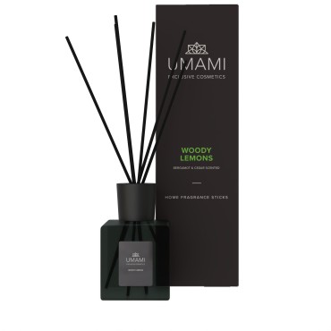 Fragrance Sticks 250ml - UMAMI Woody Lemons